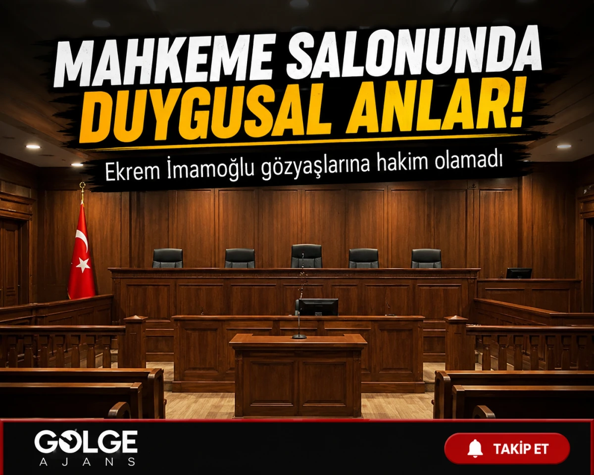 Ekrem İmamoğlu Mahkeme Salonunda G&ouml;zyaşlarını Tutamadı