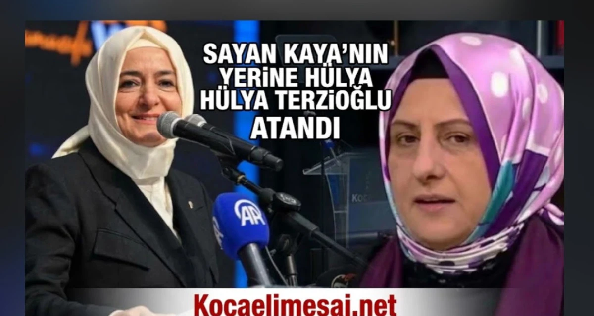 Sayan Kaya'nın Yerine H&uuml;lya Terzioğlu Atandı