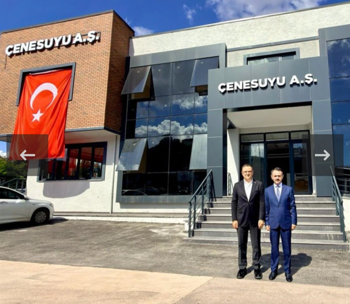 Vali Aktaş &Ccedil;ene Suyu A.Ş'yi Ziyaret Etti