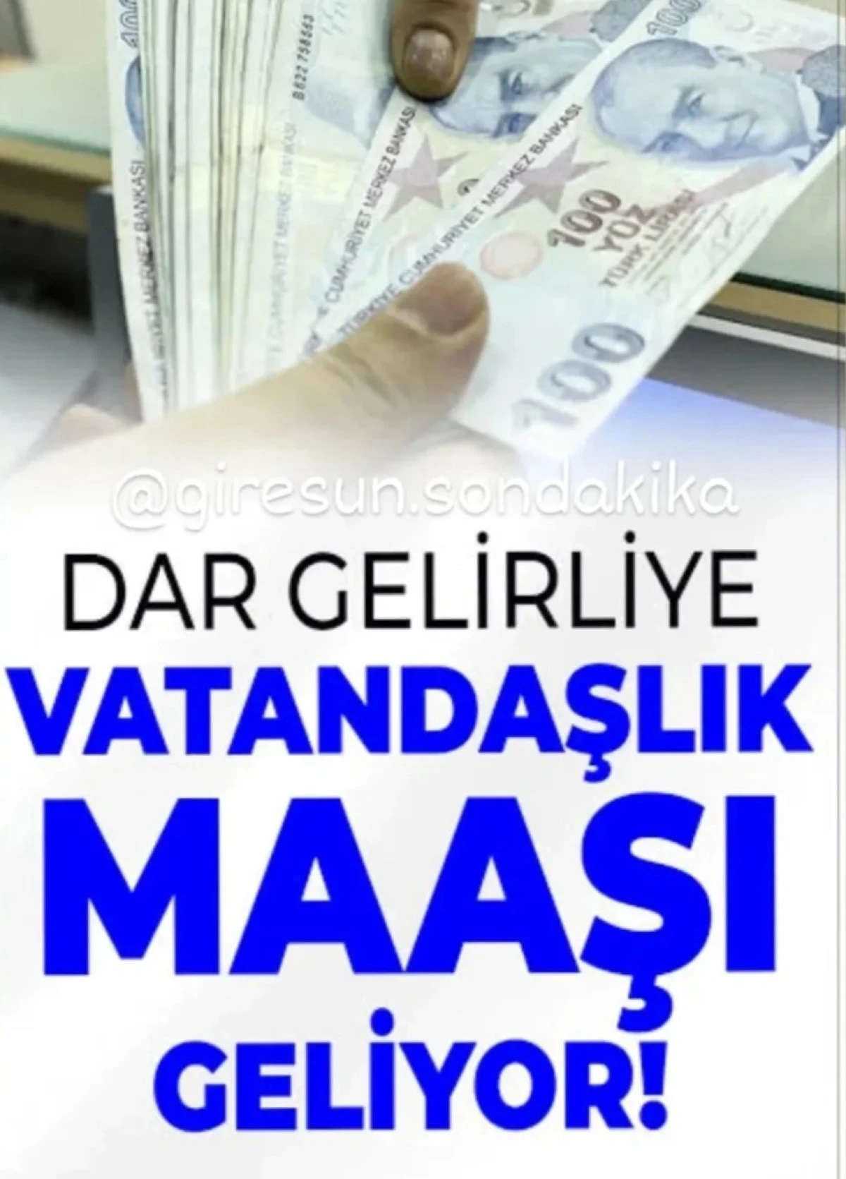 "Vatandaşlık" Maaşı Yakında Başlıyor